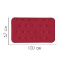 Ver imagem 2 de Painel Estofado Luxo Capitonê Brenda 100cm Solteiro para Cama Box Suede Vermelho - Gat Magazine