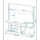 Ver imagem 3 de Rack com Painel para TV até 42 Polegadas Viena Moderno Permobili