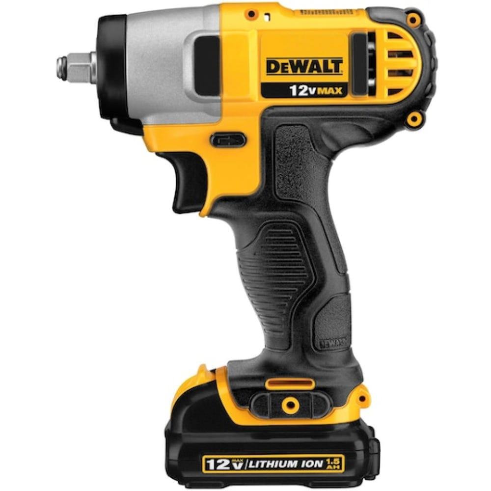 Chave de Impacto 3/8 Pol com 2 Baterias 12v Carregador Bivolt e Bolsa Dewalt - 2