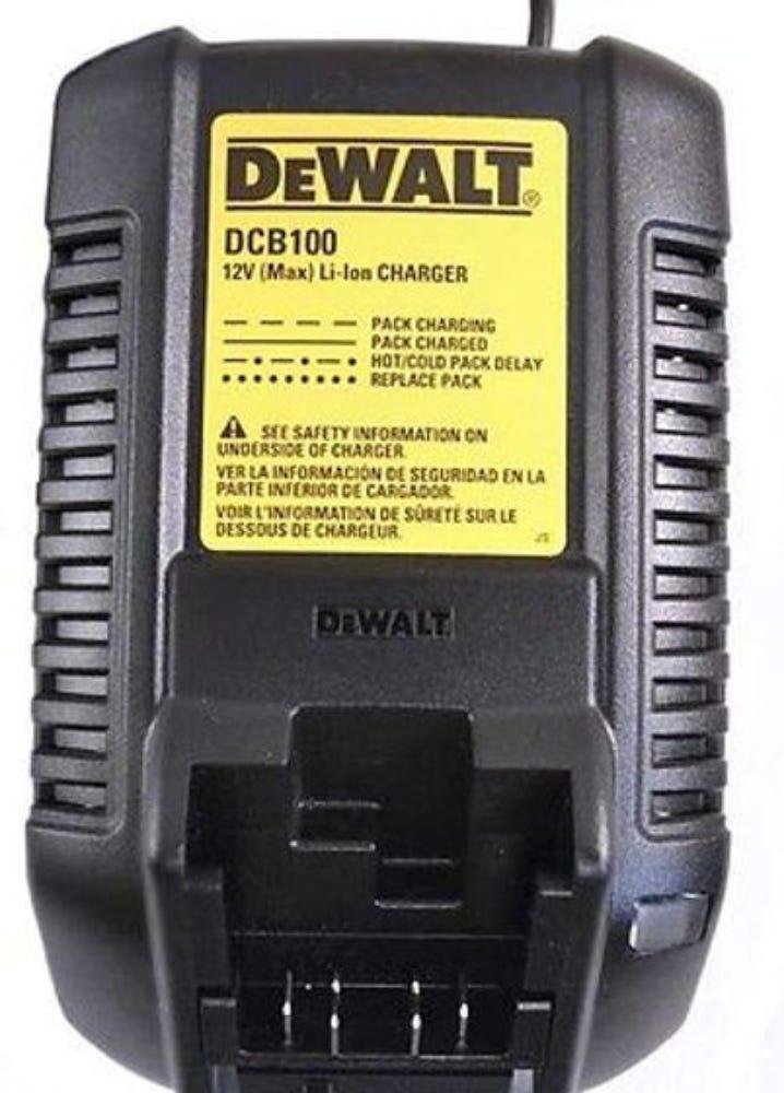 Chave de Impacto 3/8 Pol com 2 Baterias 12v Carregador Bivolt e Bolsa Dewalt - 4