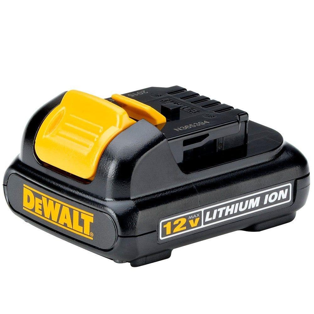 Chave de Impacto 3/8 Pol com 2 Baterias 12v Carregador Bivolt e Bolsa Dewalt - 3