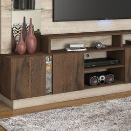 Estante Home para TV até 55 Polegadas 4 Portas Munique Permobili - 6