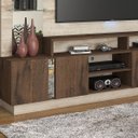 Ver imagem 6 de Estante Home para TV até 55 Polegadas 4 Portas Munique Permobili