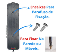Ver imagem 4 de Extensão Elétrica 5 Tomada Filtro Linha Bivolt C/ Fusivel de Proteção 1 Metro