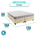 Ver imagem 3 de Cama Box + Colchão Casal D23 D23 Inducol