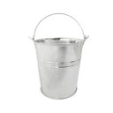 Ver imagem 1 de Kit 3 Baldes Alumínio P M G 3 Tamanhos C/ Alça Lembrancinha:balde Médio 6,5x8cm