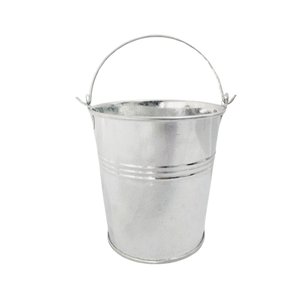 Kit 3 Baldes Alumínio P M G 3 Tamanhos C/ Alça Lembrancinha:balde Médio 6,5x8cm
