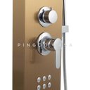 Ver imagem 2 de Ducha Vertical Com Hidro Pirajuí Pingoo.casa - Dourado Escovado