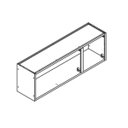 Ver imagem 2 de Armário Aéreo 3 Portas 35cmx105cm Múltipla Bertolini