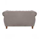 Ver imagem 4 de Sofá Realeza 4 Lugares 250cm Caramelo Veludo Fixo Bella Decor