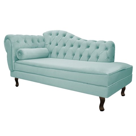 Diva Recamier Diana 185cm Lado Direito Suede - Doce Sonho Móveis