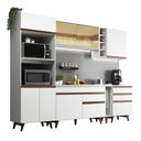 Ver imagem 1 de Cozinha Completa Reims com Armário e Balcão Branco
