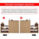 Ver imagem 6 de Sapateira Hall Entrada 2 Gaveta Basculante Puxador Concha Banco Prateleira Porta Sapatos Sala Quarto