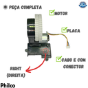 Ver imagem 4 de Roda Direita Montada Aspirador Robô Philco Pas09c Nova
