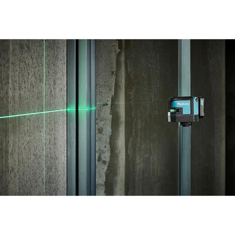 Nivelador Laser de Linhas Cruzadas 25m Resistente Água com Bolsa Suporte de Parede Sk105gdz Makita - 10