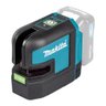 Nivelador Laser de Linhas Cruzadas 25m Resistente Água com Bolsa Suporte de Parede Sk105gdz Makita - 1