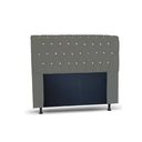 Ver imagem 1 de CABECEIRA 195 LADY-COM-STRASS COR MATERIAL SINTÉTICO CINZA TOPÁZIO DECOR