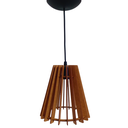 Ver imagem 1 de Lustre pendente em MDF encerado 22x22 E-27