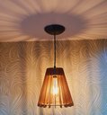 Ver imagem 3 de Lustre pendente em MDF encerado 22x22 E-27