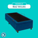 Ver imagem 5 de Cama Box Baú Solteiro Azul Nature 88x188
