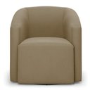 Ver imagem 6 de Poltrona Stella Max Suede Base Giratória - D'Rossi Cor Marrom Rato