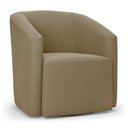 Ver imagem 1 de Poltrona Stella Max Suede Base Giratória - D'Rossi Cor Marrom Rato