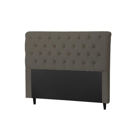 Cabeceira Imperatriz 1000 Plus Solteiro 900mm Veluso Slim Chocolate - Simbal