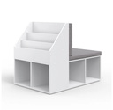 Ver imagem 1 de Organizador Infantil com Assento Guto 100% Mdf (brinquedo)