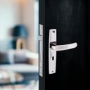 Ver imagem 7 de Fechadura para Porta Interna Aço Inox Polido Cromado | Aliança | Kit 06 Un