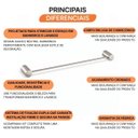 Ver imagem 3 de Toalheiro para Toalha Linear Atria 25820 Meber - Cromado