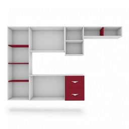 Cozinha Compacta 4 Peças 5 Portas Anabela Espresso Móveis - 3