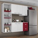 Ver imagem 1 de Cozinha Compacta 4 Peças 5 Portas Anabela Espresso Móveis