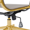 Ver imagem 4 de Cadeira de Escritório Giratoria Eames Caramelo - Alta - Dourado Matte