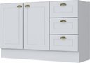 Ver mais imagens de Cozinha Modulada Americana com 7 Peças Branco Hp - Henn