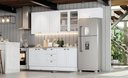 Ver imagem 2 de Cozinha Modulada Americana com 7 Peças Branco Hp - Henn