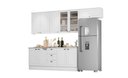 Ver imagem 1 de Cozinha Modulada Americana com 7 Peças Branco Hp - Henn
