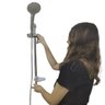 Ducha Chuveiro de Mão Com Suporte Ajustavel Saboneteira Flexivel Banheiro Casa - 7