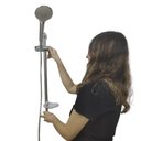 Ver imagem 3 de Ducha Chuveiro de Mão Com Suporte Ajustavel Saboneteira Flexivel Banheiro Casa
