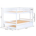 Ver imagem 2 de Treliche Casal Casal Slim Madeira Maciça Branco Housin