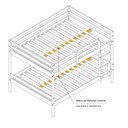 Ver imagem 4 de Treliche Casal Casal Slim Madeira Maciça Branco Housin