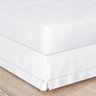 Saia para Cama Box Casal Padrão Ponto Palito 1 Peça Branco - 1