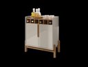 Ver imagem 2 de Adega Bar Lizz 2 Portas Off White/cedro