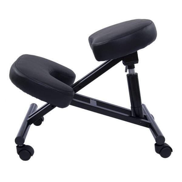 Cadeira de Massagem Shiatsu Pelegrin PEL-1440 em Couro PU Preta - 2