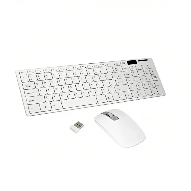 Teclado Keyboard da Marca Verde Wirelles Branco com Mouse Kit Teclado + Mouse sem Fio Verde Ley-171/ - 3