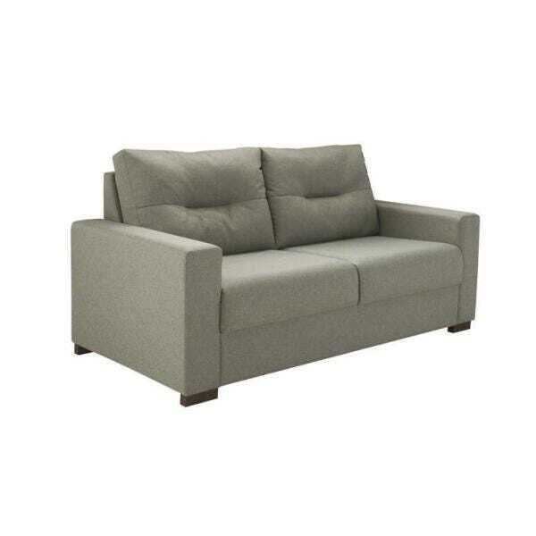 Sofá Herval Marine, 2 Lugares, Linho Cinza MadeiraMadeira