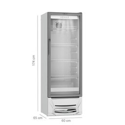 EXPOSITORA DE BEBIDAS VV 300 BRANCO - 127V - 3