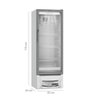 EXPOSITORA DE BEBIDAS VV 300 BRANCO - 127V - 3