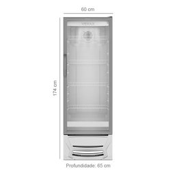 EXPOSITORA DE BEBIDAS VV 300 BRANCO - 127V - 4