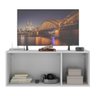 Rack para Tv até 32 Polegadas com 3 Portas Suspenso Multimóveis Mp1066 Branco - 4
