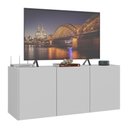 Ver imagem 1 de Rack para Tv até 32 Polegadas com 3 Portas Suspenso Multimóveis Mp1066 Branco